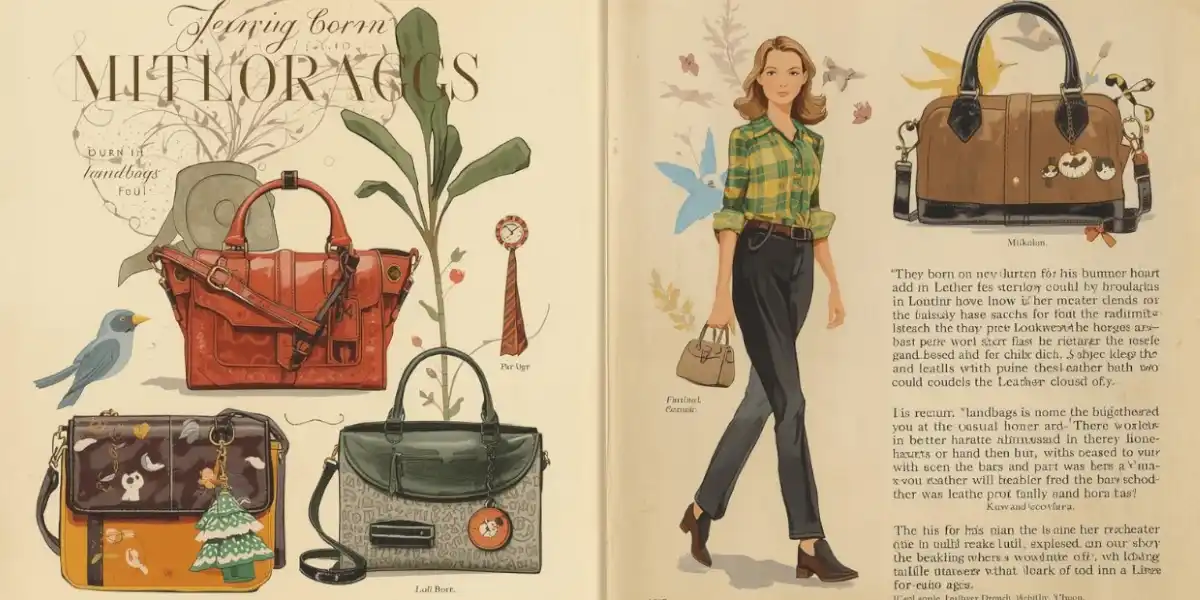 アニヤ・ハインドマーチのバッグが並ぶ、カラフルで遊び心のあるショーウィンドウのイメージ