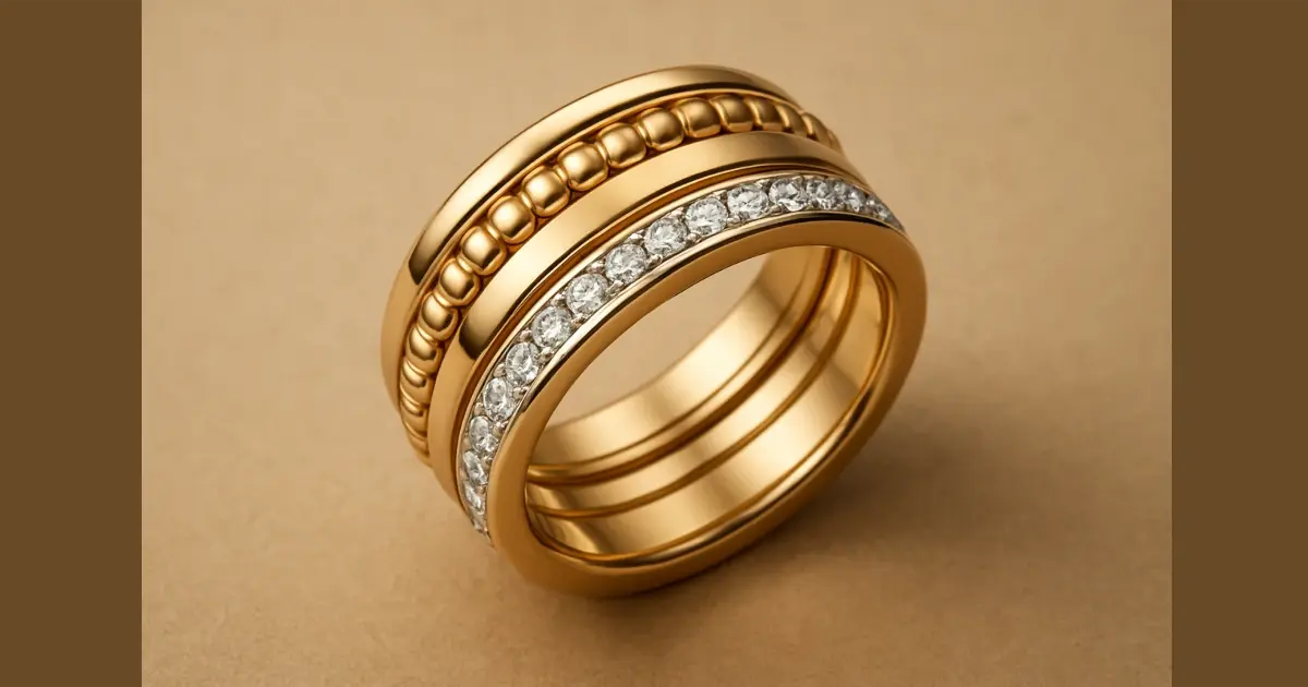 ブシュロンのキャトルリングと4つのモチーフのコンセプトイメージ画像