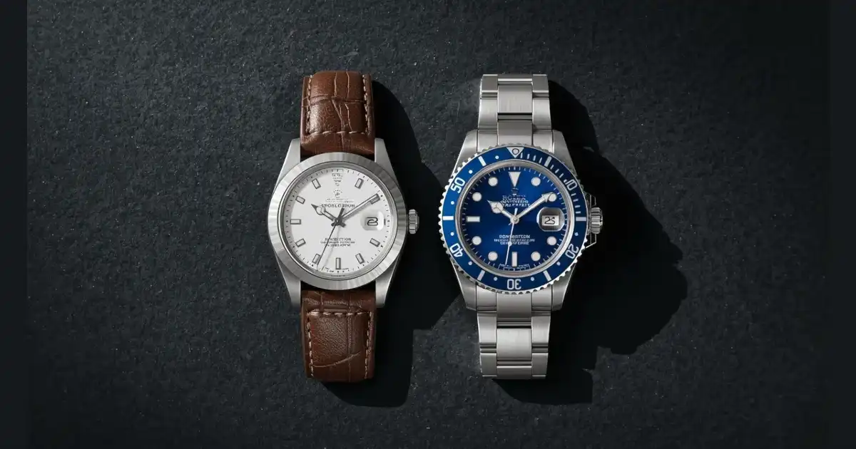 ロレックス「ドレスウォッチ」と「スポーツモデル」イメージ画像